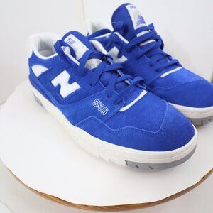 NEW BALANCE 550 SIZE 11  D BLUE WHITE GRAY CLASSIC BASKETBALL SHOE BB550VNA